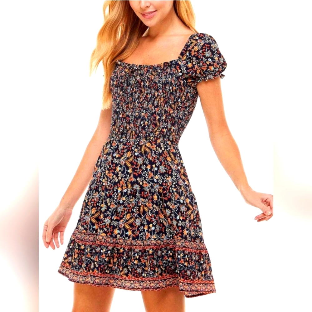 🏵 City Studio- Ruffled Mini Dress from Macy's